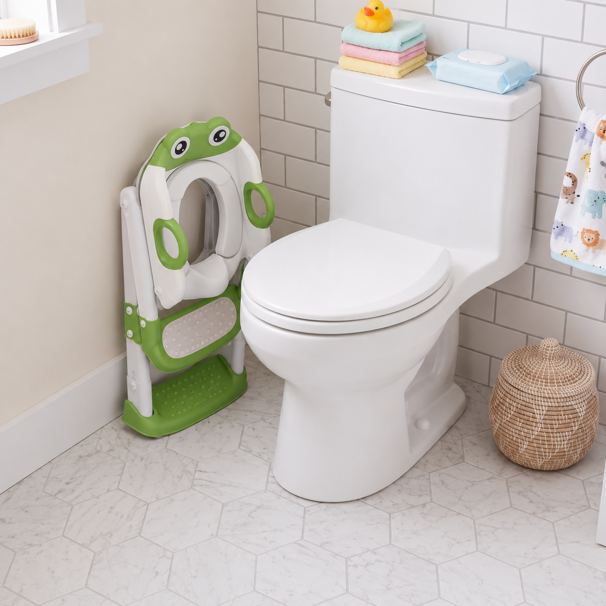 Toilettentrainer mit Leiter