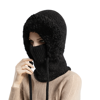 3-in-1 Winter-Strickmütze