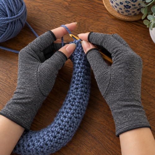 Kompressionshandschuhe zum Stricken