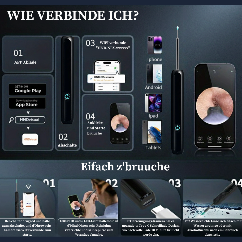 UltraClean ohren, reiniger